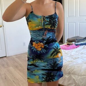 Vintage Tropical Sundress